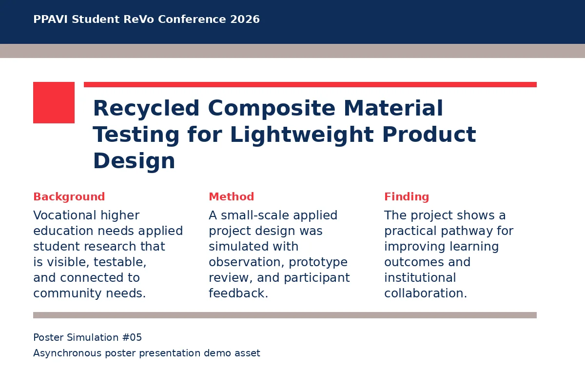Recycled Composite Material Testing for Lightweight Product Design